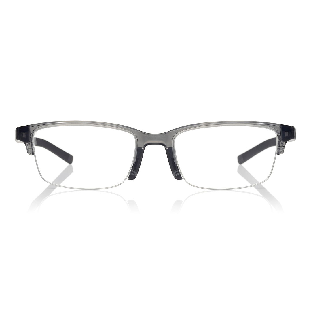 OWNDAYS | MOVE Light Gray Half Rim Rectangle right side